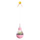 thumbnail image 2 of Vaso Para Gatos, Bola De Comida, Rompecabezas Divertido, Dispensador De Golosinas Para Gatos, Juguete Para Perro, Mascota, Rosa, 2 of 4