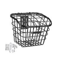 Magideal - Accesorios Para Cesta De Bicicleta Con Tapa, Cesta Portátil Para Bicicleta, Cesta Colgante Para Bicicletas Plegables, Bicicleta De Montaña, Carretera, Negro