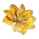 thumbnail image 5 of Adornos florales de magnolia para decoración navideña, decoración navideña para el hogar, tallos de flores artificiales con purpurina para interiores Oro, 5 of 5