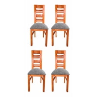 Koliat - Pack 4 Sillas Florencia Caramelo Tapiz Gris