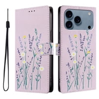 Foxdock Funda Tipo Cartera Para Iphone 17 Pro Con Soporte Y Correa – Diseño De Patrones Lindos