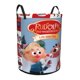 thumbnail image 2 of Rudolph, el Reno de la Nariz Roja Cesta de lavandería de gran capacidad redonda con asa, bolsa para ropa sucia plegable, almacenamiento para dormitorio, baño y lavadero 44x35 cm, 2 of 6