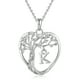 thumbnail image 1 of HESHPAWS 925 collar de árbol eterno de la vida de plata de ley para mujeres A-Z carta inicial collar, regalo de joyería de cumpleaños aniversario, 1 of 4