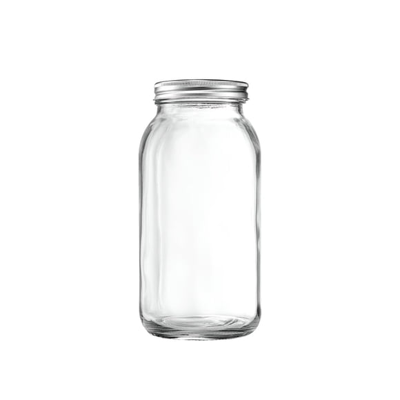 Tarro tipo Mason GLING de 1900 ml boca ancha con tapa hermética
