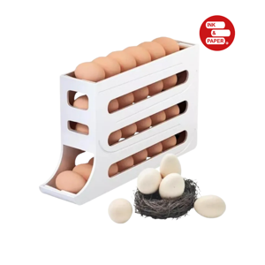 Ink&Paper - Dispensador De Huevos Para Nevera 30 Und Huevera Portahuevos