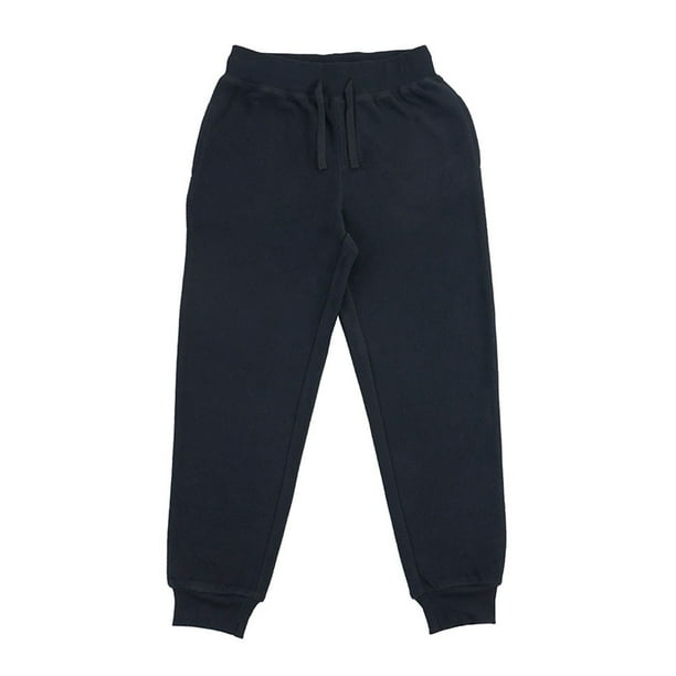 Pantalón De Buzo Niño Kids Polar Negro Corona
