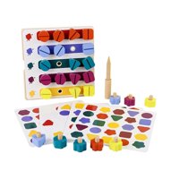 Magideal - Juguete De Tuerca De Tornillo, Juguetes Educativos De Aprendizaje, Rompecabezas A Juego, Juego De Clasificación De Formas Creativas Para Niños, Regalo