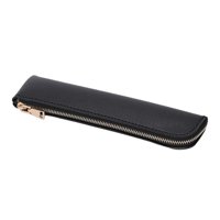 Magideal - Estuche Cosmético Bolsa De Accesorios Portalápices Estuche Para Lápices Cómodo Ligero Para Poner Alrededor De 3 A 4 Piezas Plumas Estilográficas Negro