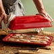 thumbnail image 2 of Horno De Cerámica Para Pan Baguette Rojo, 2 of 3