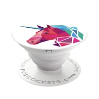 Soporte Inalámbrico Popsockets Para Smartphones Diseño Geométrico Verde