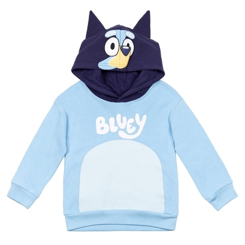 Sudadera Con Capucha De Forro Polar Bluey Para Niños De 7 A 8 Años