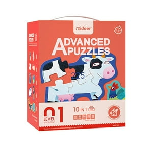 Genérico - Puzzle Infantil 4 En 1 Nivel 1 Animal