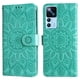 thumbnail image 1 of Funda tipo cartera FOXDOCK para Xiaomi 12T Pro , diseño girasol en relieve, cuero PU, cierre magnético, soporte y tarjetero, 1 of 5