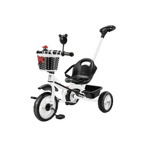 Genérico - Triciclo Infantil Metálico Guía Peso Máximo Multicolor