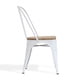 thumbnail image 3 of Silla Metal Tolix asiento Madera para Comedor Bar LF5-01W - Blanco, 3 of 5