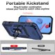 thumbnail image 5 of Funda Resistente Anillo Soporte iPhone 17 Pro Max Privacidad Cámara Montaje Magnético Azul, 5 of 6