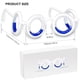 thumbnail image 4 of Gafas inteligentes antimareos, portátiles y con aumento para mareos en el coche, mareos en el mar, viajes y videojuegos. Alivia las náuseas con líquido sin lentes para adultos o niños (blanco)., 4 of 7