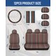 thumbnail image 5 of Cobertor de asiento Sino Salected 12 piezas estilo Baja, 5 of 7