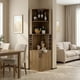 thumbnail image 1 of Mueble De Bar Esquinero Multifuncional 180x47x47cm Marrón Oscuro, 1 of 7