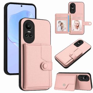 Foxdock Funda Para Oppo Reno 10 Pro Con Bloqueo Rfid - Diseño Elegante Con Cierre De Botón