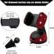 thumbnail image 2 of Soporte universal de cristal para teléfono de coche - Ajustable en 360 grados, seguro para el salpicadero, la rejilla de ventilación y el parabrisas - Compatible con todos los smartphones-Rojo, 2 of 6