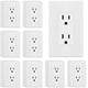 thumbnail image 1 of Toma TG Pack de 40 unidades 15 A 125 V blanco con placa sin tornillos, 1 of 7