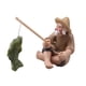 thumbnail image 5 of Figura de Pescador Miniatura Ornamento de Jardín Escultura de Resina Estatua para Bonsái Micro Paisaje Adecuada para Regalo Decoración de Exteriores pescador s, 5 of 5