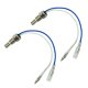 thumbnail image 4 of 2 piezas de coche 1/8 npt temperatura del agua del aceite calibre de temperatura sensor de 2 cables, 4 of 6