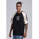 thumbnail image 1 of Polera Hombre Manga Contra Tono Negro - ll, 1 of 4