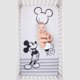 thumbnail image 3 of Sábana para cuna Disney Mickey Mouse gris, marfil y negro, 3 of 4