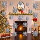 thumbnail image 1 of Guirnalda colgante CCINEE 3D con forma de copo de nieve plateado, 12 unidades, Navidad, 1 of 7