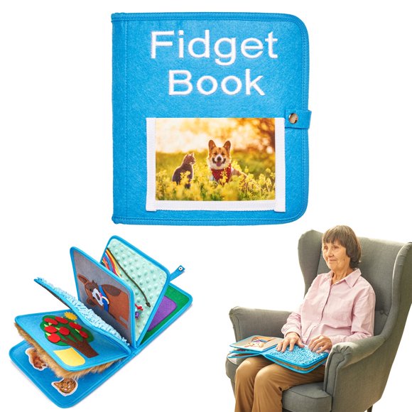 Fidget Book Fidget Blanket Demencia Alzheimer's Seniors