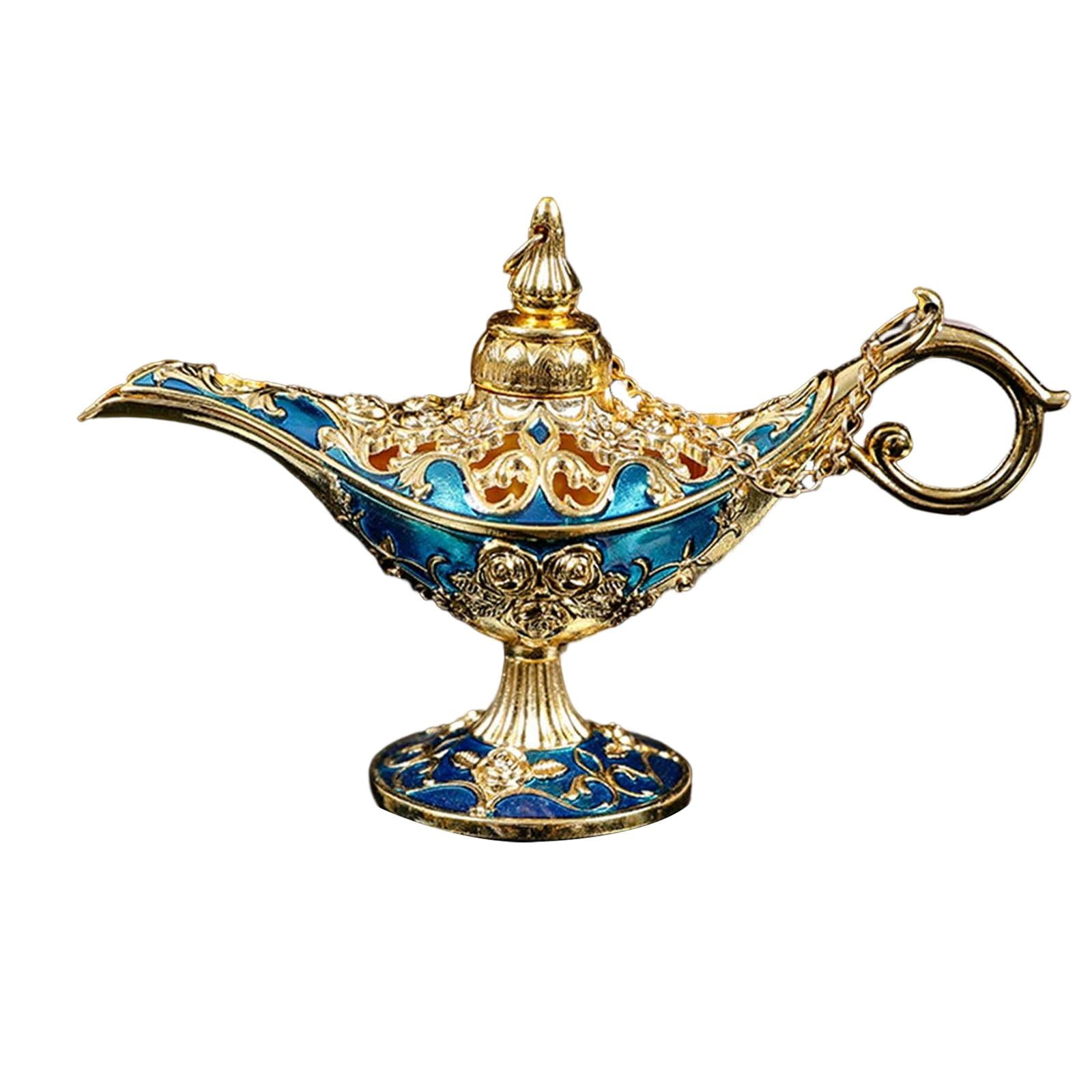 Magideal - Lámpara De Disfraz Clásica Con Luz De Deseo Para El Hogar, Decoración De Mesa, Fiesta, Cumpleaños, Halloween, Navidad , Azul