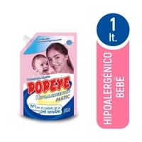 Detergente Líquido Hipoalergénico Bebé Doypack 1L Popeye