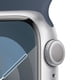 thumbnail image 3 of Apple Watch Series 9 GPS • Caja de aluminio color plata de 41 mm • Correa deportiva azul tormenta, 3 of 4