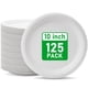 thumbnail image 1 of Platos de papel RACETOP, 10 pulgadas, 125 unidades, bagazo compostable, 1 of 9