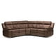 thumbnail image 1 of Sofá Seccional Reclinable Arizona 5 Cuerpos Café, 1 of 6