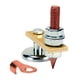 thumbnail image 4 of Conector De Tierra De Máquina De Soldadura Con Herramienta De Detección De Carrocería De Cola De Cobre De 6,5 Cm, 4 of 5