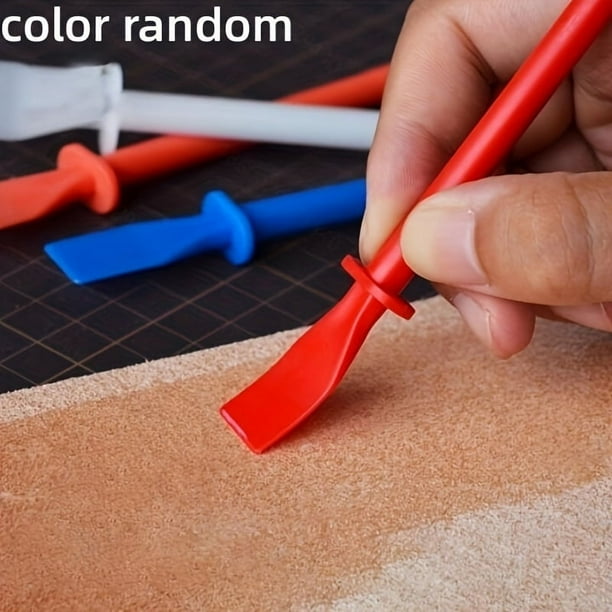 Handmade DIY Art and Leather Craft Tool - Polypropylene Glue Smear Sticks Applicator and Painting Scrapers for Easy and Accurate Application