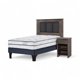 thumbnail image 2 of Cama Rosen Autonomy Sky 1.5 Plazas + Muebles Rachel Gris, 2 of 6