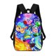 thumbnail image 1 of Kirby Star-theme Backpack, Campus style schoolbag Bookbag with Adjustable Shoulder Straps And Large Zip Compartment, Unisex Travel Bags., 1 of 6