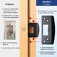 thumbnail image 2 of Placa de cerradero MOSECYOU de acero de 2 mm para puerta, 2 of 3