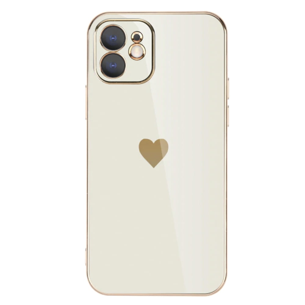 Genérico - Carcasa Corazones Para Iphone 11 Blanco