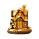 thumbnail image 3 of Cabaña De Troncos Brillante De Casa De Pueblo Para Adornos De Escritorio De Fiesta En Interiores Estilo B, 3 of 3