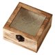 thumbnail image 4 of Caja De Almacenamiento De Madera Organizadora, Resistente, Para Guardar Recuerdos, Para La Entrada, La Cocina, El Maquillaje, Cuadrada, Marrón Claro, 4 of 5