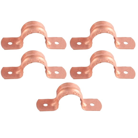 Soporte para tubería Holdrite CPS050Z5 de cobre de 1/2 pulgada, paquete de 5