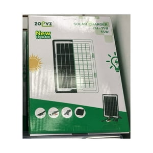 Genérico - Panel Solar 15W 12V Portátil Puerto Usb Cargador Celular