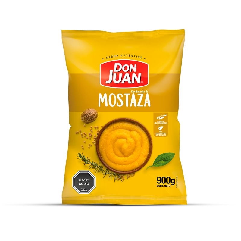 Mostaza Bolsa 900 g Don Juan