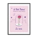 thumbnail image 1 of Cuadro Poster Enmarcado El Principito Rosa Decorativo, 1 of 1