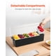 thumbnail image 4 of Servidor de condimentos refrigerado VEVOR de 6 compartimentos enfriado con hielo y tapa, 4 of 9